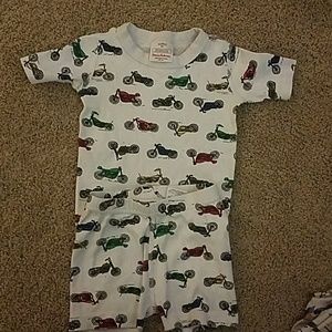 Hanna Anderson Short Johns Motorcycle Print